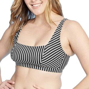 Kona Sol scoop neck bikini top nwt‎